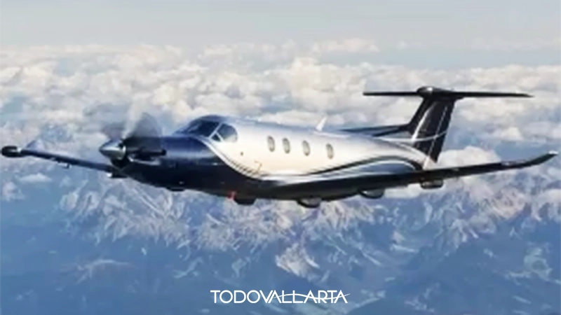 Luxury private jet parked on a Puerto Vallarta runway, ready for an elite travel experience.