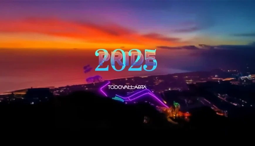 Vibrant sunset view over Puerto Vallarta celebrating Puerto Vallarta Pride 2025