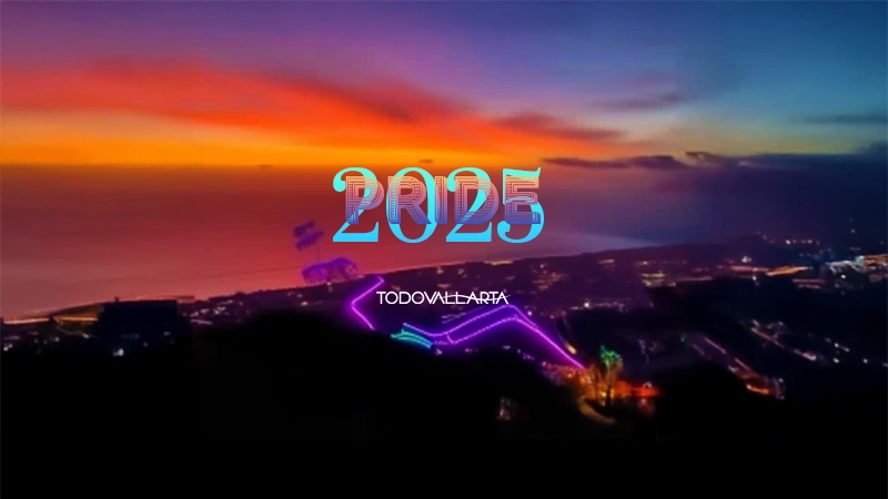 Vibrant sunset view over Puerto Vallarta celebrating Puerto Vallarta Pride 2025